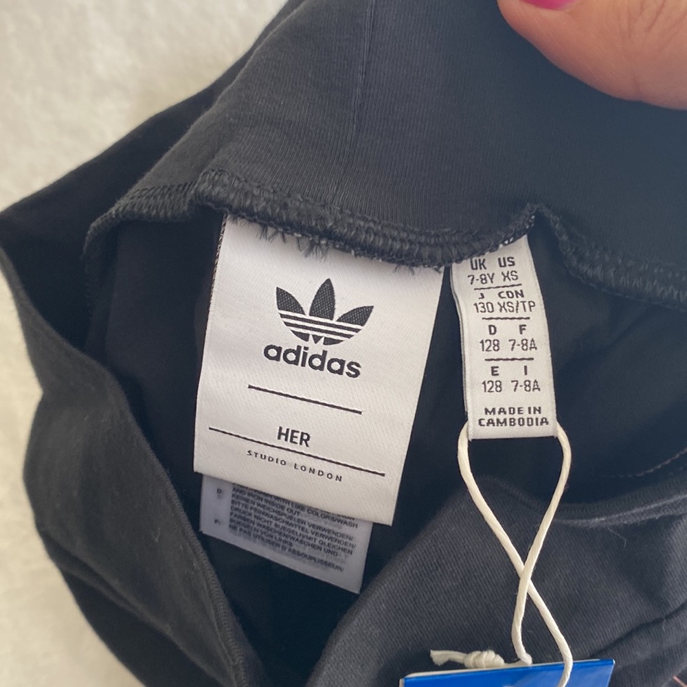 adidas Girl’s Legging HW Size XS - Picture 5 of 7